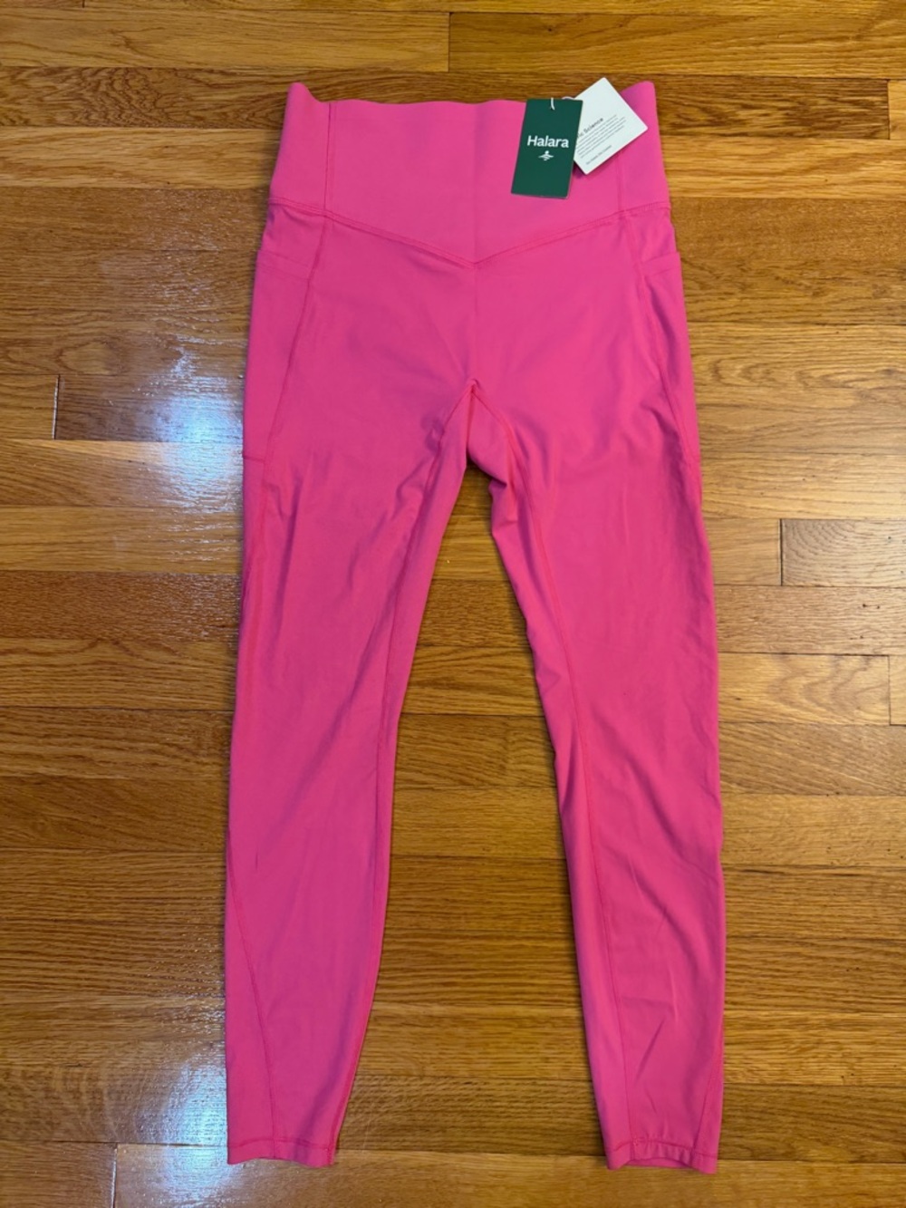 Halara High-Waist Pink Active Leggings
